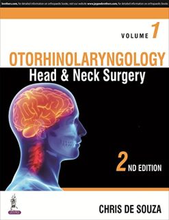 Otorhinolaryngology- Head & Neck Surgery: Two Volume Set, 2nd edition (Original PDF from Publisher)