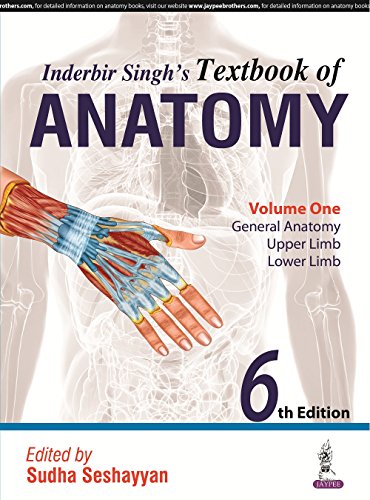 Inderbir Singh’s Textbook of Anatomy, 6th Edition, Volume 1: General Anatomy, Upper Limb, Lower Limb (Converted PDF)