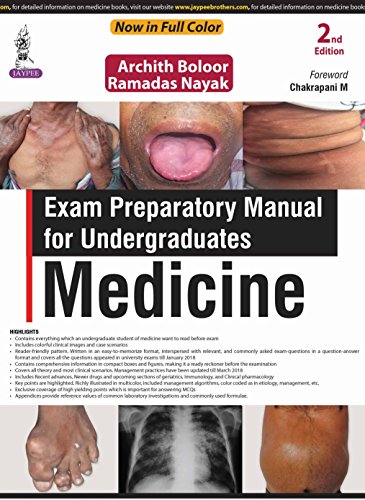 Exam Preparatory Manual for Undergraduates Medicine, 2nd Edition (Original PDF from Publisher)