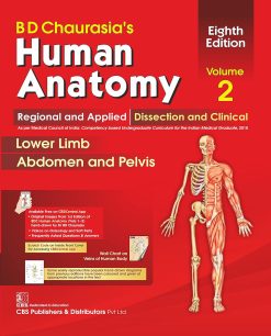 BD Chaurasia’s Human Anatomy: Regional & Applied (Dissection & Clinical) Vol. 2: Lower Limb, Abdomen & Pelvis, 8e (Original PDF from Publisher)