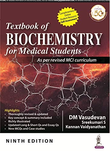 Textbook Of Biochemistry For Medical Students, 9th Edition (AZW3 + EPUB)