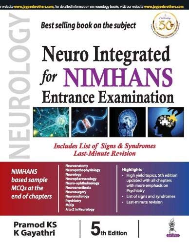 Neuro Integrated for NIMHANS Entrance Examination, 5th Edition (EPUB + Converted PDF)
