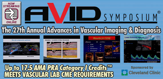 27th Annual Advances in Vascular Imaging and Diagnosis Symposium 2017 (Videos)