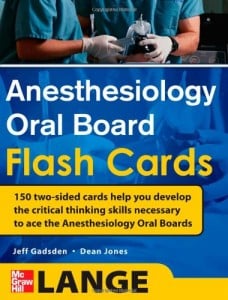 Anesthesiology Oral Board Flash Cards (Original PDF from Publisher)