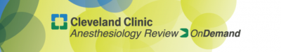 Cleveland Clinic Anesthesiology Review OnDemand 2018 (Videos)