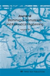 Journal of Biomimetics, Biomaterials and Biomedical Engineering Vol. 59 (Original PDF from Publisher)
