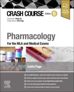 Crash Course Pharmacology: For the MLA and Medical Exams, 6th Edition (True PDF from Publisher)