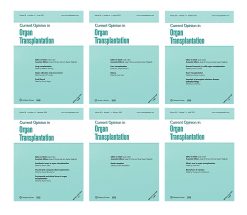 Current Opinion in Organ Transplantation 2023 Full Archives (True PDF)