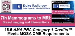 Duke Radiology 7th Mammograms to MRI 2016 (Videos)