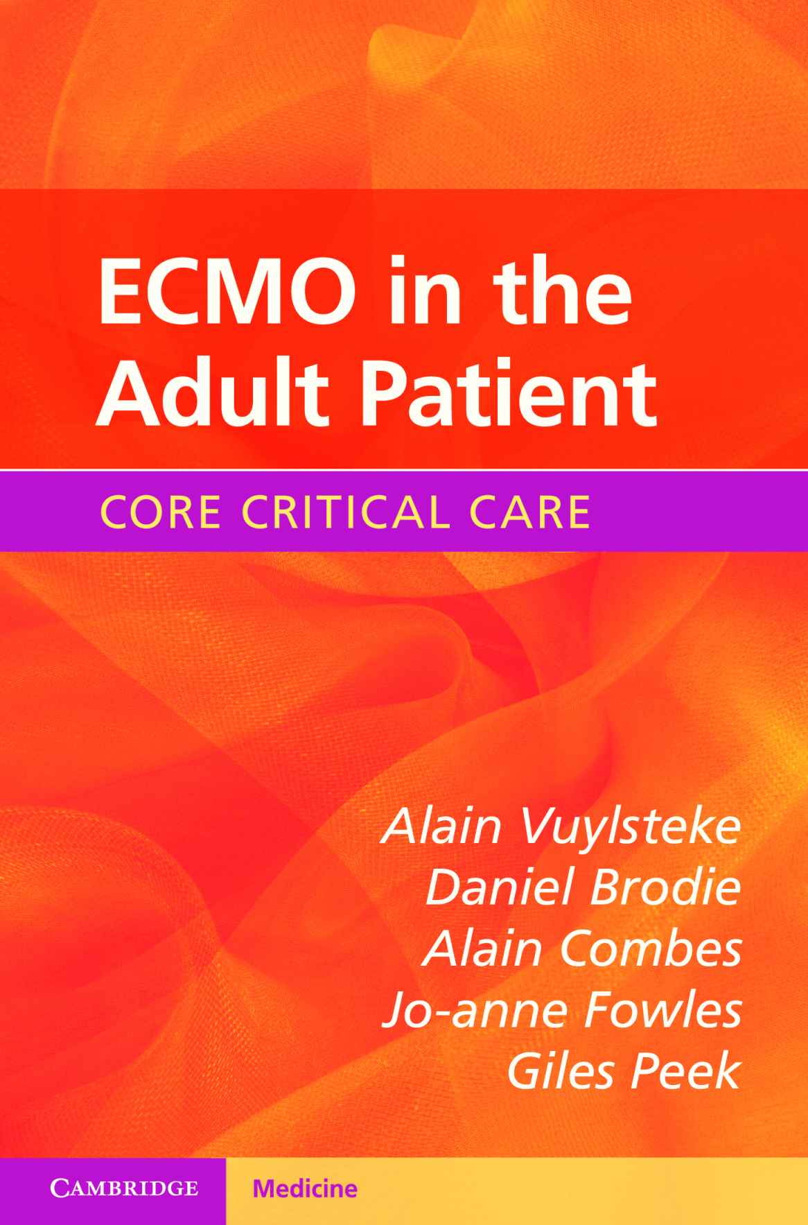 ECMO in the Adult Patient (Core Critical Care)