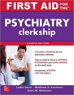 First Aid for the Psychiatry Clerkship, 4th Edition (Publisher PDF)