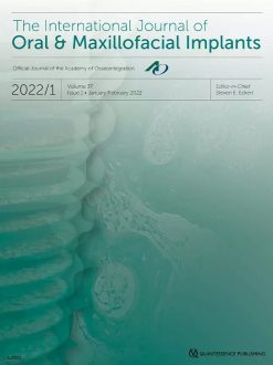 The International Journal of Oral & Maxillofacial Implants, 01/2022 (True PDF)