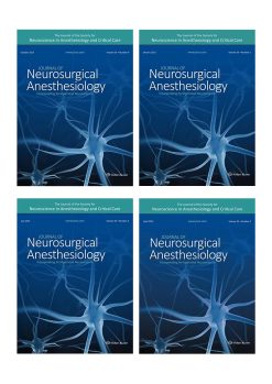 Journal of Neurosurgical Anesthesiology 2023 Full Archives (True PDF)