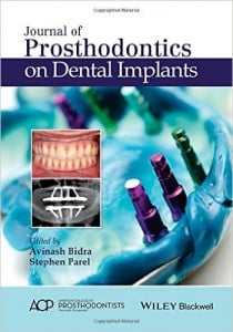 Journal of Prosthodontics on Dental Implants