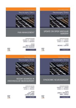 Neurosurgery Clinics of North America 2022 Full Archives (True PDF)