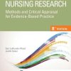 Nursing Research – Methods and Critical Appraisal for Evidence-Based Practice 8th Edition (Original PDF from Publisher)