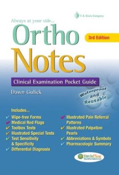 Ortho Notes Clinical Examination Pocket Guide, 3rd Edition (Davis’s Notes)