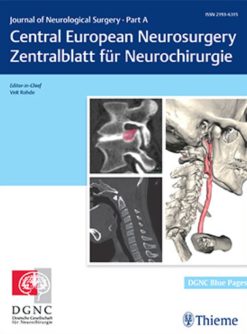 Journal of Neurological Surgery Part A Central European Neurosurgery 2024 Full Archives (True PDF)