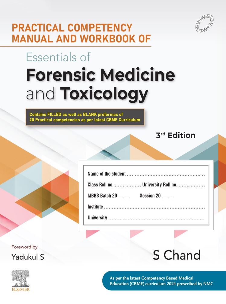 Practical Competency Manual and Workbook of Essentials of Forensic Medicine and Toxicology, 3rd Edition (EPUB)