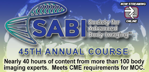 Society for Advanced Body Imaging (SABI) 45 Annual Meeting 2023 (Videos)