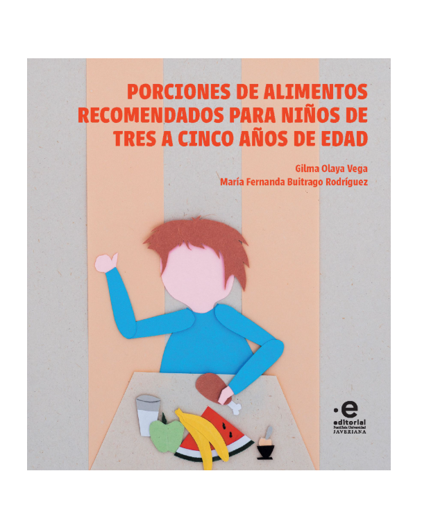 Porciones de alimentos recomendados para niños de tres a cinco años de edad (EPUB)