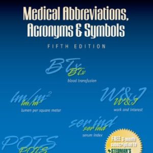 Stedman’s Medical Abbreviations, Acronyms & Symbols, 5th Edition (Original PDF from Publisher)