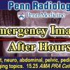 Penn Radiology Emergency Imaging After Hours 2022 (Videos)