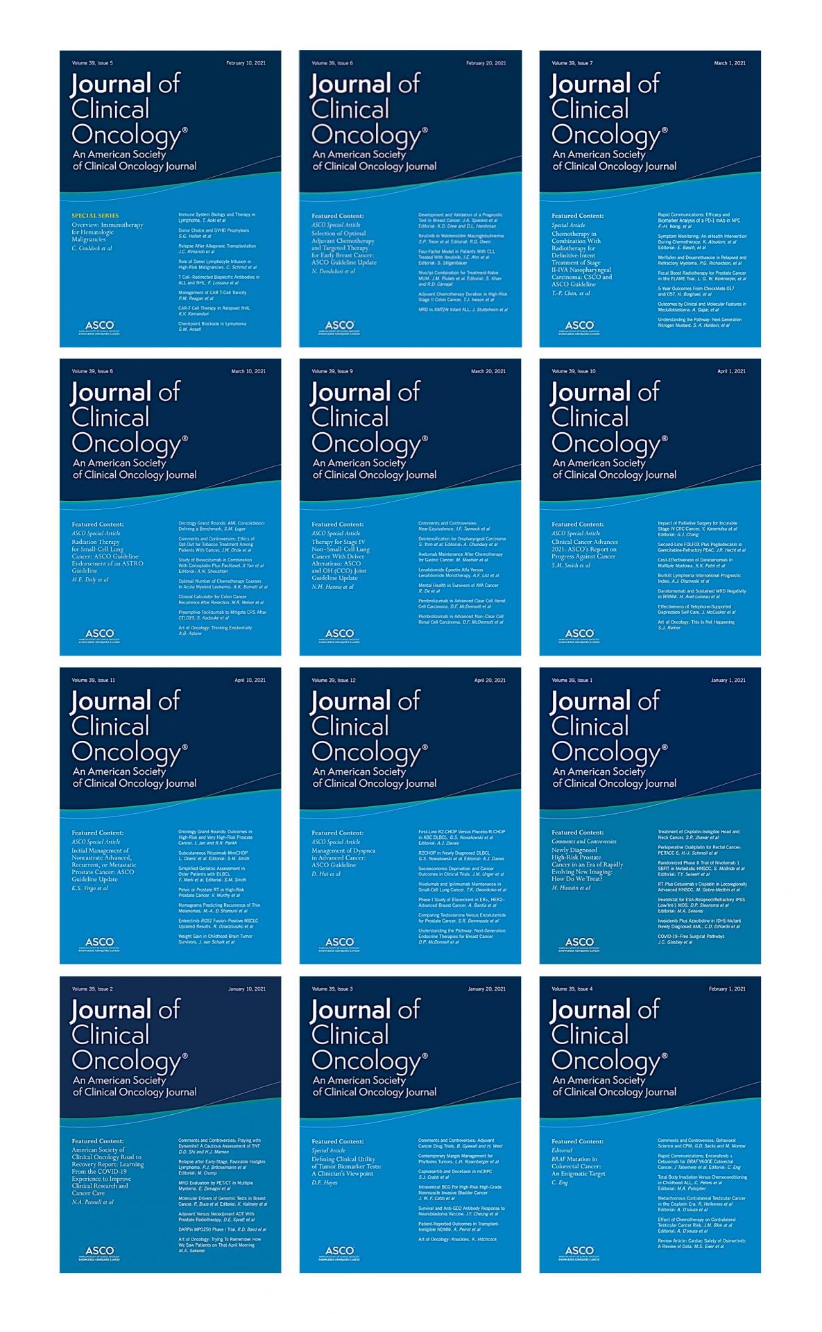 Journal of Clinical Oncology 2021 Full Archives (True PDF)