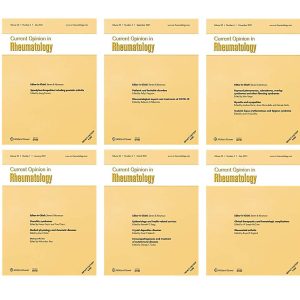 Current Opinion in Rheumatology 2021 Full Archives (True PDF)