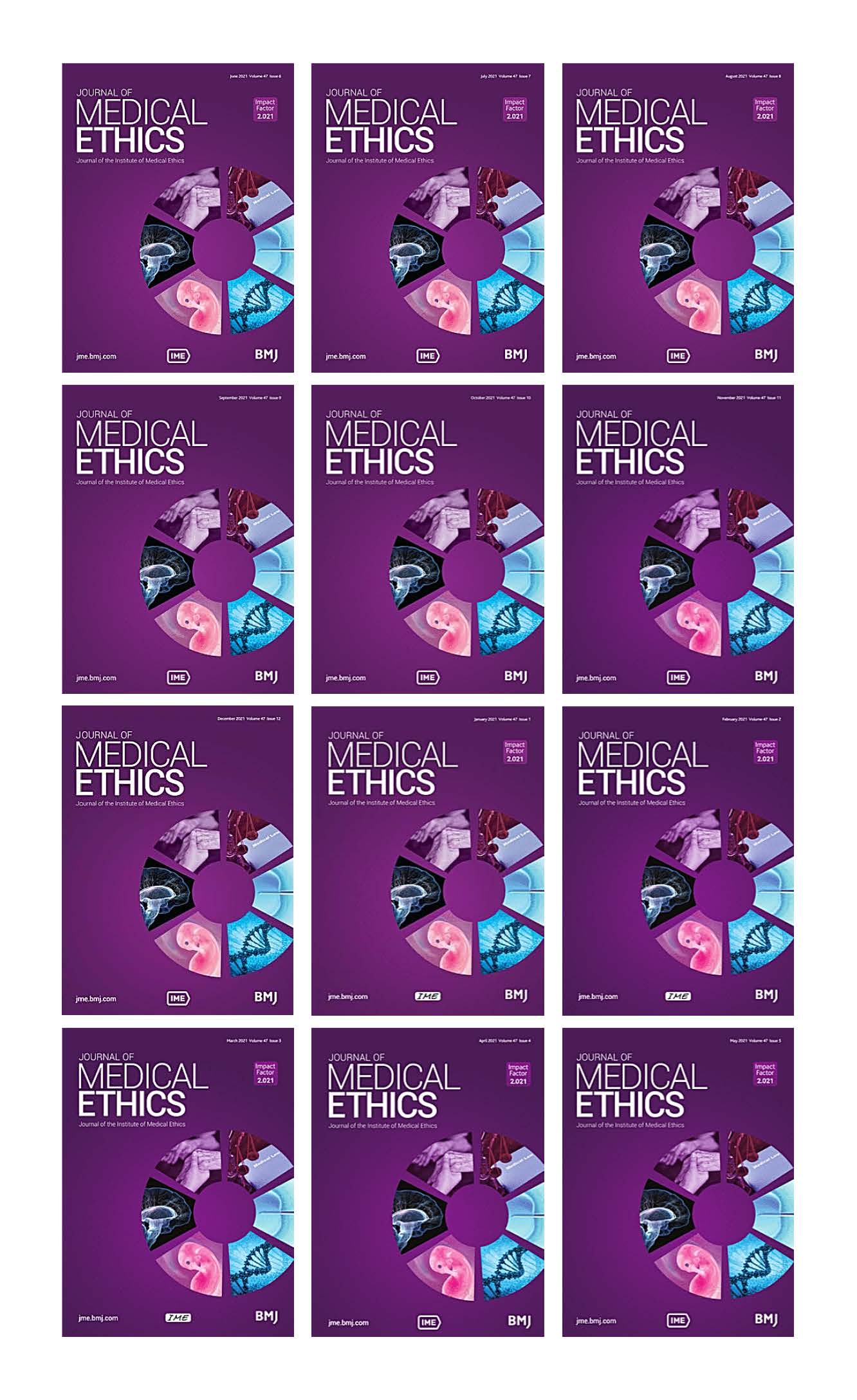 Journal of Medical Ethics 2021 Full Archives (True PDF)