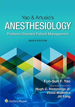 Yao & Artusio’s Anesthesiology: Problem-Oriented Patient Management, Ninth Edition (EPUB)