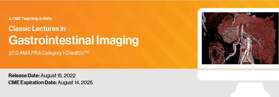 Classic Lectures in Gastrointestinal Imaging 2022 (Videos)