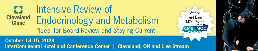 Cleveland Clinic Intensive Review of Endocrinology and Metabolism 2023 (Videos)
