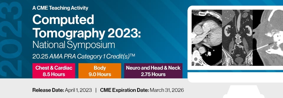 Computed Tomography 2023: National Symposium (Videos)