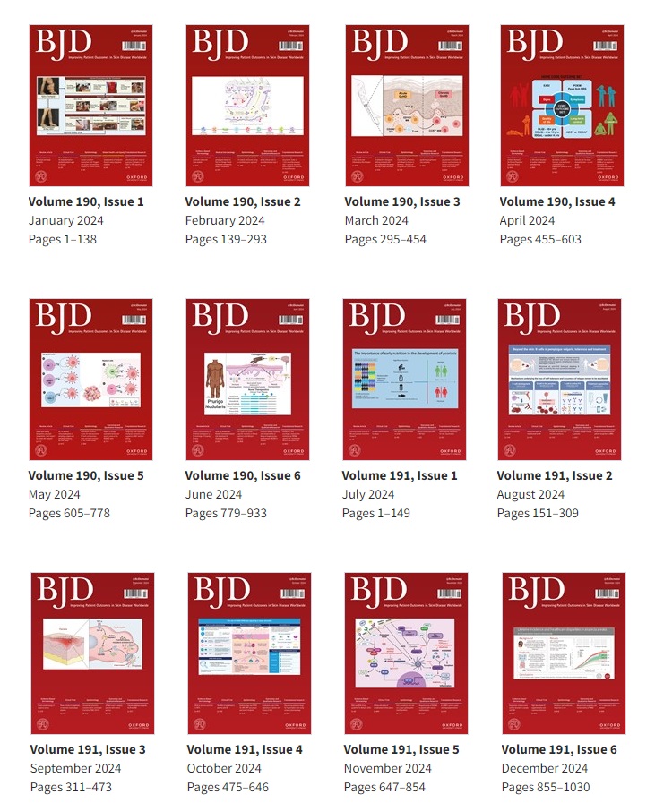 British Journal of Dermatology 2024 Full Archives (True PDF)