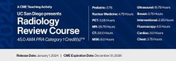 University of San Diego Presents Radiology Review Course 2024 – DocMedEd (Videos)