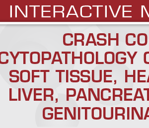 Crash Course in Cytopathology: Thorax, Soft Tissue, Head and Neck, Liver, Pancreatobiliary and Genitourinary Tract – USCAP (Videos)