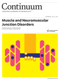 CONTINUUM Lifelong Learning In Neurology (Muscle and Neuromuscular Junction Disorders) October 2025 Volume 31 Issue 5 (TRUE PDF)