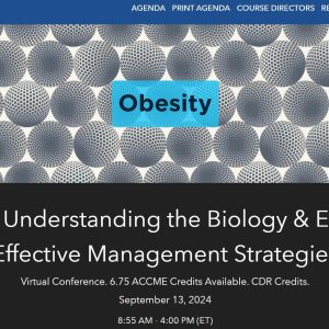 Obesity: Understanding the Biology & Exercising Effective Management Strategies 2024 (Videos)