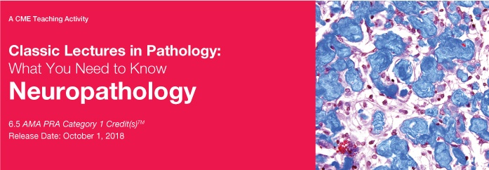 Classic Lectures in Pathology: What You Need to Know: Neuropathology 2018 (Videos)