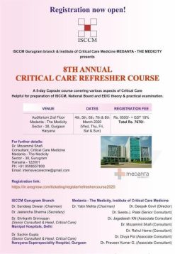 ISCCM 8th Annual Critical Care Refresher Course 2020 (Videos)