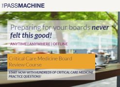 Critical Care Medicine Board Review Course 2018 (ThePassMachine) (Videos+PDFs)