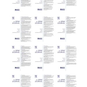 The Spine Journal 2024 Full Archives (True PDF)